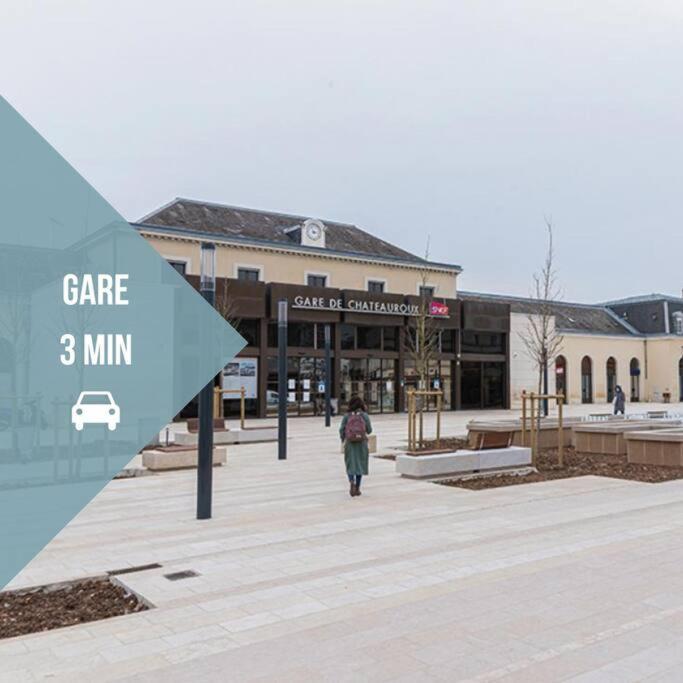 Châteauroux Le Paisible • Garage Privatif • Traversant • Calme מראה חיצוני תמונה